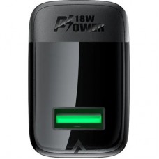 Зарядний пристрій Acefast USB-A 20 W + Type-C cable A90 Fast Charger Black (6974316280064) - Фото