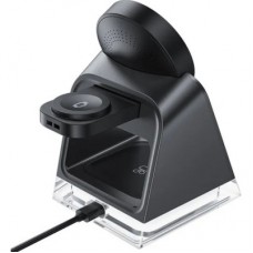 Зарядний пристрій Acefast Wireless QI 3in1 15 W E17 (6974316282815) - Фото