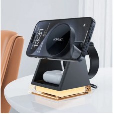 Зарядний пристрій Acefast Wireless QI 3in1 15 W E17 (6974316282815) - Фото