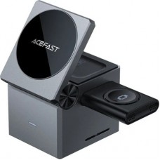 Зарядний пристрій Acefast Wireless QI 3in1 15 W E18 Rubik's (6974316282884) - Фото