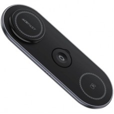 Зарядний пристрій Acefast Wireless QI 3in1 15 W E19 Qi2 (6974316283096) - Фото