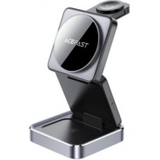 Зарядний пристрій Acefast Wireless QI 3in1 15 W E20 (6974316283478) - Фото