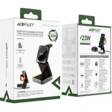 Зарядний пристрій Acefast Wireless QI 3in1 15 W E20 (6974316283478) - Фото