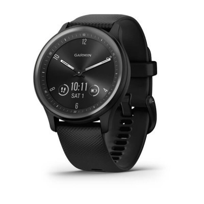 Смарт-часы Garmin vivomove Sport, Black, Silicone, (010-02566-00)