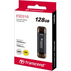Накопичувач SSD USB 3.2 128 GB Transcend (TS128GESD310C) - Фото