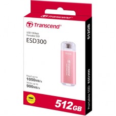 Накопичувач SSD USB Type-C 512 GB ESD300 Transcend (TS512GESD300P) - Фото