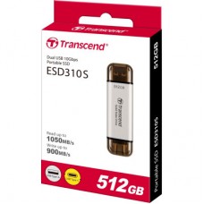 Накопичувач SSD USB Type-C 512 GB ESD300 Transcend (TS512GESD300S) - Фото
