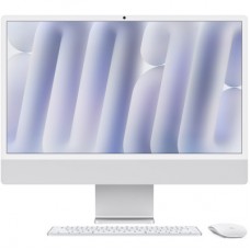 Компьютер Apple 24" iMac Retina 4.5K / Apple M4 (8-c/CPU, 8-c/GPU), 16, 256, Silver (MWUC3UA/A) - Фото