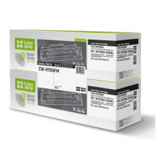 Картридж ColorWay HP W1106A M107/135/137 Black DUAL PACK (CW-H1106FM) - Фото