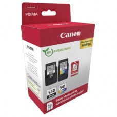 Картридж Canon PG-540 Multipack PG-540/CL-541 BK, Color + GP-501 Glossy Paper (5225B013) - Фото