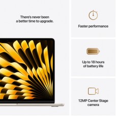 Ноутбук Apple MacBook Air 15 M4 A3241 Starlight (MW1K3UA/A) - Фото