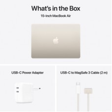 Ноутбук Apple MacBook Air 15 M4 A3241 Starlight (MW1K3UA/A) - Фото