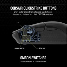 Мышка Corsair Katar Elite Wireless Black (CH-931C111-EU) Мышка Corsair Katar Elite Wireless Black (CH-931C111-EU) - Фото