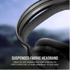 Наушники Corsair HS35 Surround v2 Multiplatform Gaming Carbon (CA-9011386-EU) Наушники Corsair HS35 Surround v2 Multiplatform Gaming Carbon (CA-9011386-EU) - Фото