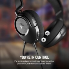 Наушники Corsair HS35 Surround v2 Multiplatform Gaming Carbon (CA-9011386-EU) Наушники Corsair HS35 Surround v2 Multiplatform Gaming Carbon (CA-9011386-EU) - Фото