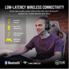 Навушники Corsair HS55 Wireless Gaming Dolby 7.1 Carbon (CA-9011280-EU) Навушники Corsair HS55 Wireless Gaming Dolby 7.1 Carbon (CA-9011280-EU) - Фото