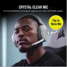 Навушники Corsair HS55 Wireless Gaming Dolby 7.1 White (CA-9011281-EU) Навушники Corsair HS55 Wireless Gaming Dolby 7.1 White (CA-9011281-EU) - Фото