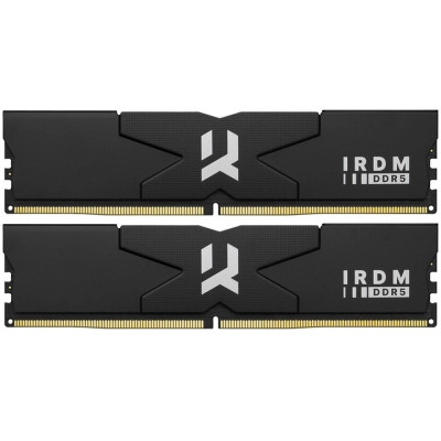 Модуль пам'яті для комп'ютера DDR5 32 GB (2x16GB) 6000 MHz IRDM Black Goodram (IR-6000D564L36S/32GDC)