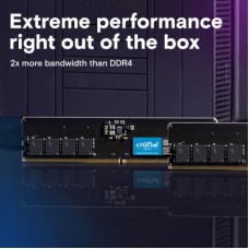 Модуль пам'яті для комп'ютера DDR5 64GB 5600 MHz Micron (CT64G56C46U5) Модуль пам'яті для комп'ютера DDR5 64GB 5600 MHz Micron (CT64G56C46U5) - Фото