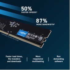 Модуль пам'яті для комп'ютера DDR5 8GB 4800 MHz Micron (CT8G48C40U5T) Модуль пам'яті для комп'ютера DDR5 8GB 4800 MHz Micron (CT8G48C40U5T) - Фото