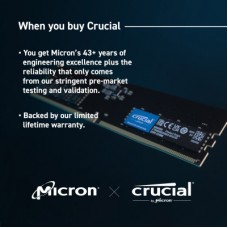 Модуль пам'яті для комп'ютера DDR5 8GB 4800 MHz Micron (CT8G48C40U5T) Модуль пам'яті для комп'ютера DDR5 8GB 4800 MHz Micron (CT8G48C40U5T) - Фото