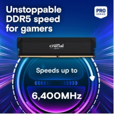 Модуль пам'яті для комп'ютера DDR5 64 GB (2x32GB) 6400 MHz Micron (CP2K32G64C40U5B) Модуль пам'яті для комп'ютера DDR5 64 GB (2x32GB) 6400 MHz Micron (CP2K32G64C40U5B) - Фото