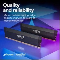 Модуль пам'яті для комп'ютера DDR5 64 GB (2x32GB) 6400 MHz Micron (CP2K32G64C40U5B) Модуль пам'яті для комп'ютера DDR5 64 GB (2x32GB) 6400 MHz Micron (CP2K32G64C40U5B) - Фото