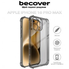 Чохол для мобільного телефона BeCover Anti-Shock Apple iPhone 16 Pro Max Grey (712304) - Фото