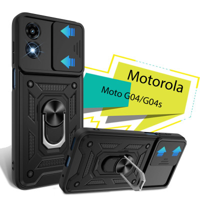 Чохол для мобільного телефона BeCover Military Motorola Moto G04/G04s Black (713062)