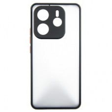 Чохол для мобільного телефона Dengos Matte Xiaomi Redmi Note 14 5G (Black) (DG-TPU-MATT-155) - Фото