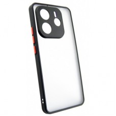 Чохол для мобільного телефона Dengos Matte Xiaomi Redmi Note 14 5G (Black) (DG-TPU-MATT-155) - Фото