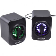 Акустична система Maxxter CSP-U005RGB USB Black (CSP-U005RGB) - Фото