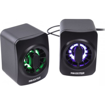 Акустична система Maxxter CSP-U005RGB USB Black (CSP-U005RGB)