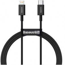 Дата кабель USB-C to Lightning 0.5m 3.0A PD Superior Series Black Baseus (CATLYS-C01) - Фото