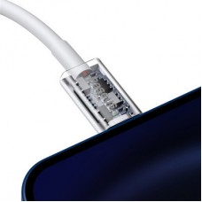 Дата кабель USB-C to Lightning 1.0m 20W Superior Series White Baseus (CATLYS-A02) - Фото
