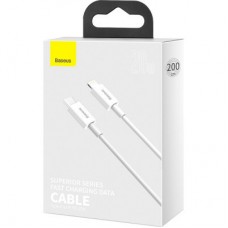 Дата кабель USB-C to Lightning 1.0m 20W Superior Series White Baseus (CATLYS-A02) - Фото