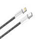 Дата кабель USB-C to Lightning 2.0m (PDF Fast Charging 27W) black ColorWay (CW-CBPDCL068-BK)