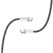 Дата кабель USB-C to Lightning 2.0m (PDF Fast Charging 27W) black ColorWay (CW-CBPDCL068-BK) - Фото
