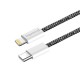 Дата кабель USB-C to Lightning 2.0m (PDF Fast Charging 27W) black ColorWay (CW-CBPDCL068-BK)