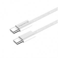 Дата кабель USB-C to USB-C 2.0m (braided cotton) (PD Fast Charging 60W) 3.0А grey ColorWay (CW-CBPDCC068-GR) - Фото