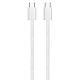 Дата кабель USB-C to USB-C 2.0m (braided cotton) (PD Fast Charging 60W) 3.0А grey ColorWay (CW-CBPDCC068-GR)