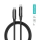 Дата кабель USB-C to USB-C 1.0m (PVC+Aluminum Alloy) (PD Fast Charging 240W) 5А black ColorWay