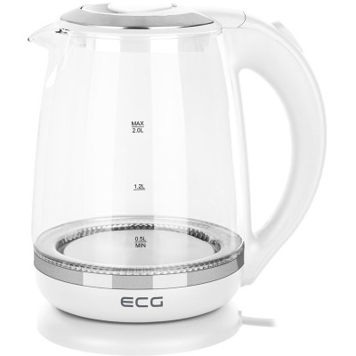Електрочайник ECG RK 2020 White Glass (RK2020 White Glass)