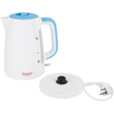 Електрочайник Saturn ST-EK8435U White/Blue - Фото
