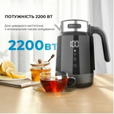 Електрочайник Cecotec ThermoSense 600 Touch Black (CCTC-01748) - Фото
