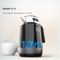 Електрочайник Cecotec ThermoSense 600 Touch Black (CCTC-01748) - Фото