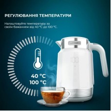 Електрочайник Cecotec ThermoSense 600 Touch White (CCTC-01749) - Фото