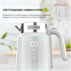 Електрочайник Cecotec ThermoSense 600 Touch White (CCTC-01749) - Фото