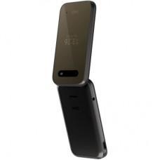 Мобільний телефон HMD 2660 4G Flip DS Black - Фото