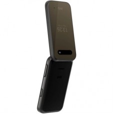 Мобільний телефон HMD 2660 4G Flip DS Black - Фото